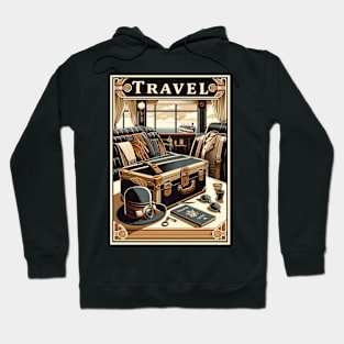 Vintage Travel Elegance Hoodie